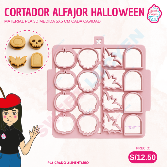 CORTADOR MULTIPLE HALLOWEEN 5 CM