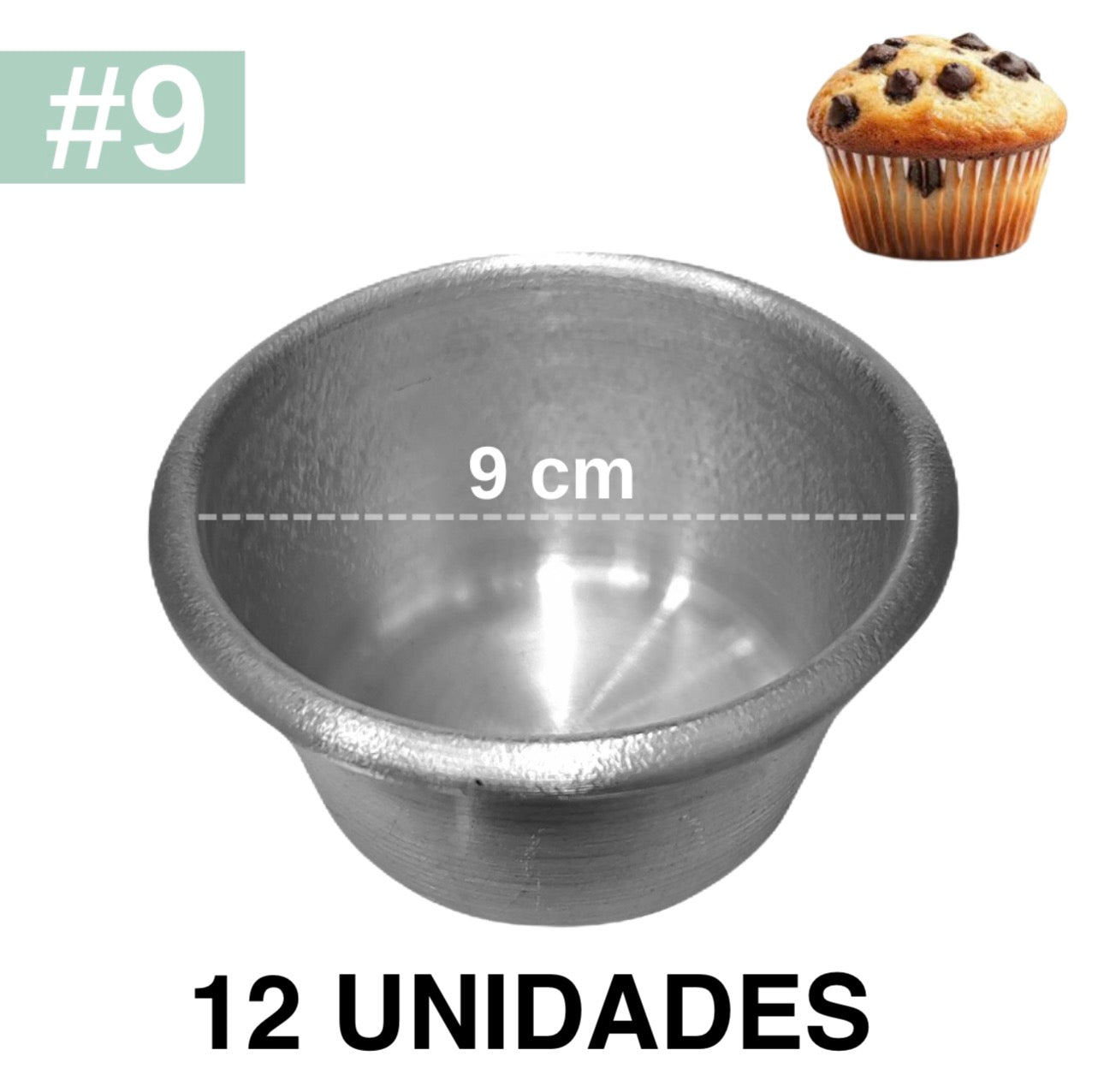 CUPCAKE MOLD #9 - DOZEN