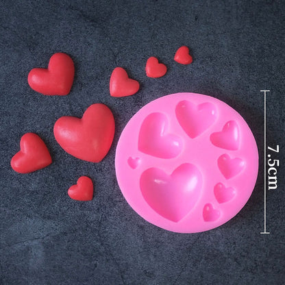 Molde Corazones 8 cav RN