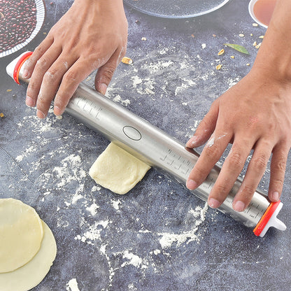 RODILLO ACERO CON TOPES 38 CM