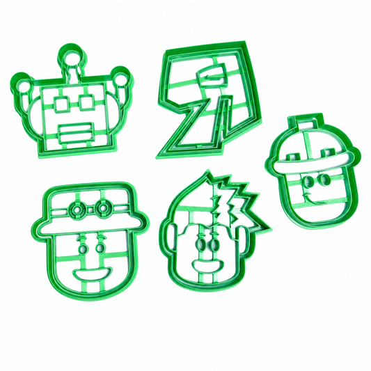Set 5 Cortadores 5-7 cm Roblox
