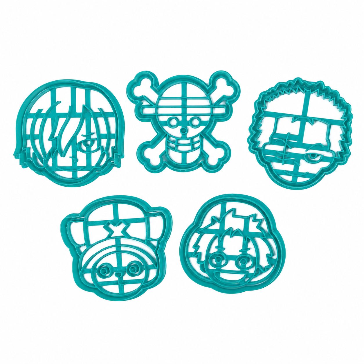 Set 5 Cortadores 5-7 cm One piece