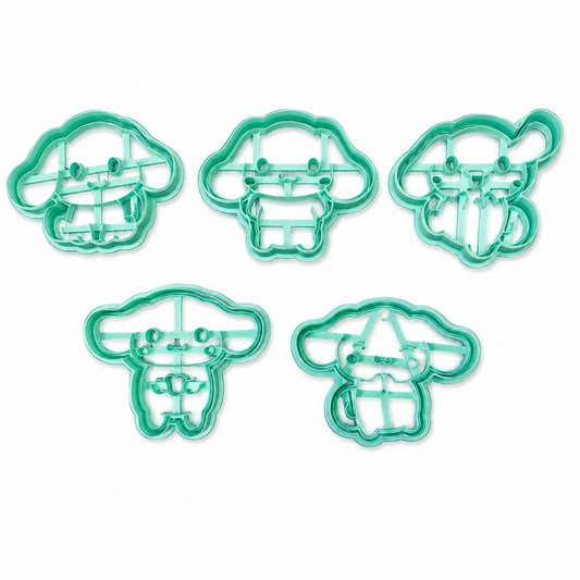 Set 5 cortadores Cupcake CINNAMOROL