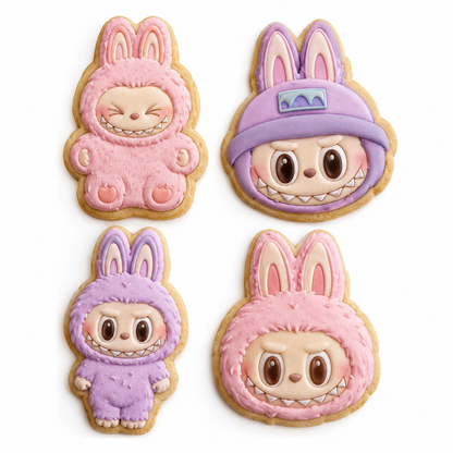 Set 4 Cortadores La Bubu Tamaño Galleta