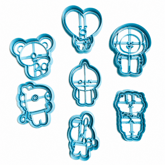 Set 7 Cortadores BTS 6-7 cm