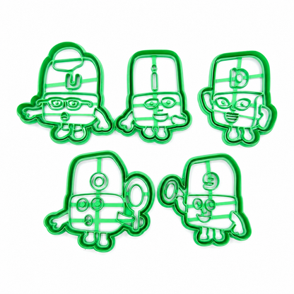 Set 5 Cortadores 5-7 cm Alpha Block
