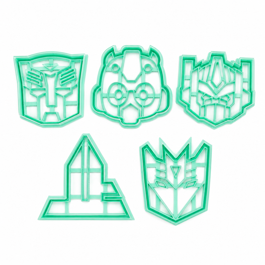 Set 5 cortadores Transformer