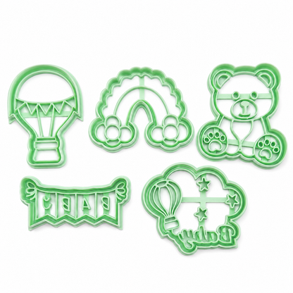 Set 5 Cortadores 5-7 cm Baby shower