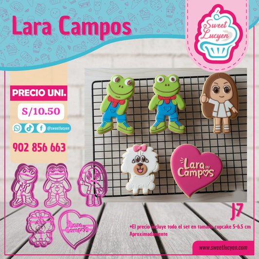 Set 5 cortadores Cupcake LARA CAMPOS