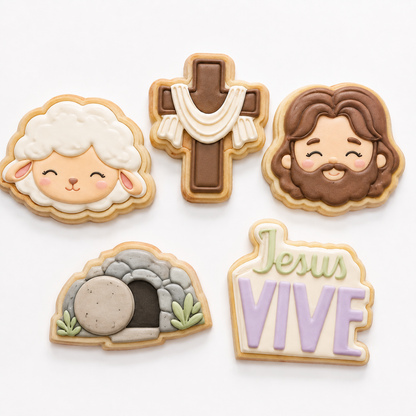 Set 5 Cortadores 5-7 cm Pascuas