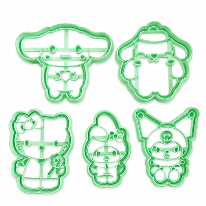 Set 5 Cortadores 5-7 cm Sanrio