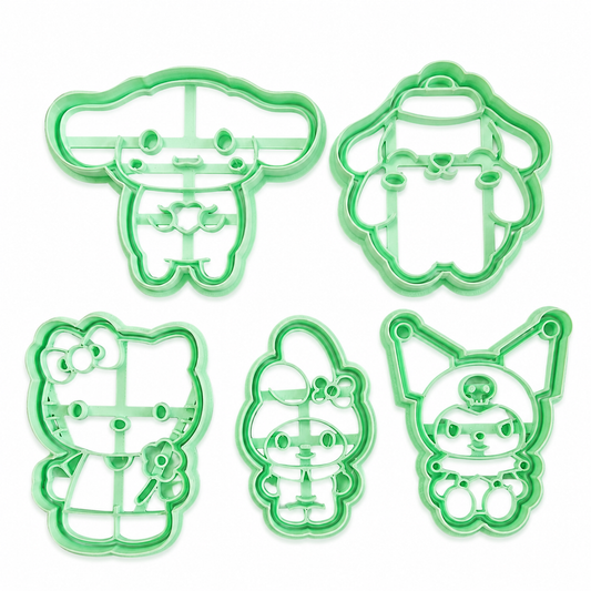 Set 5 Cortadores 5-7 cm Sanrio